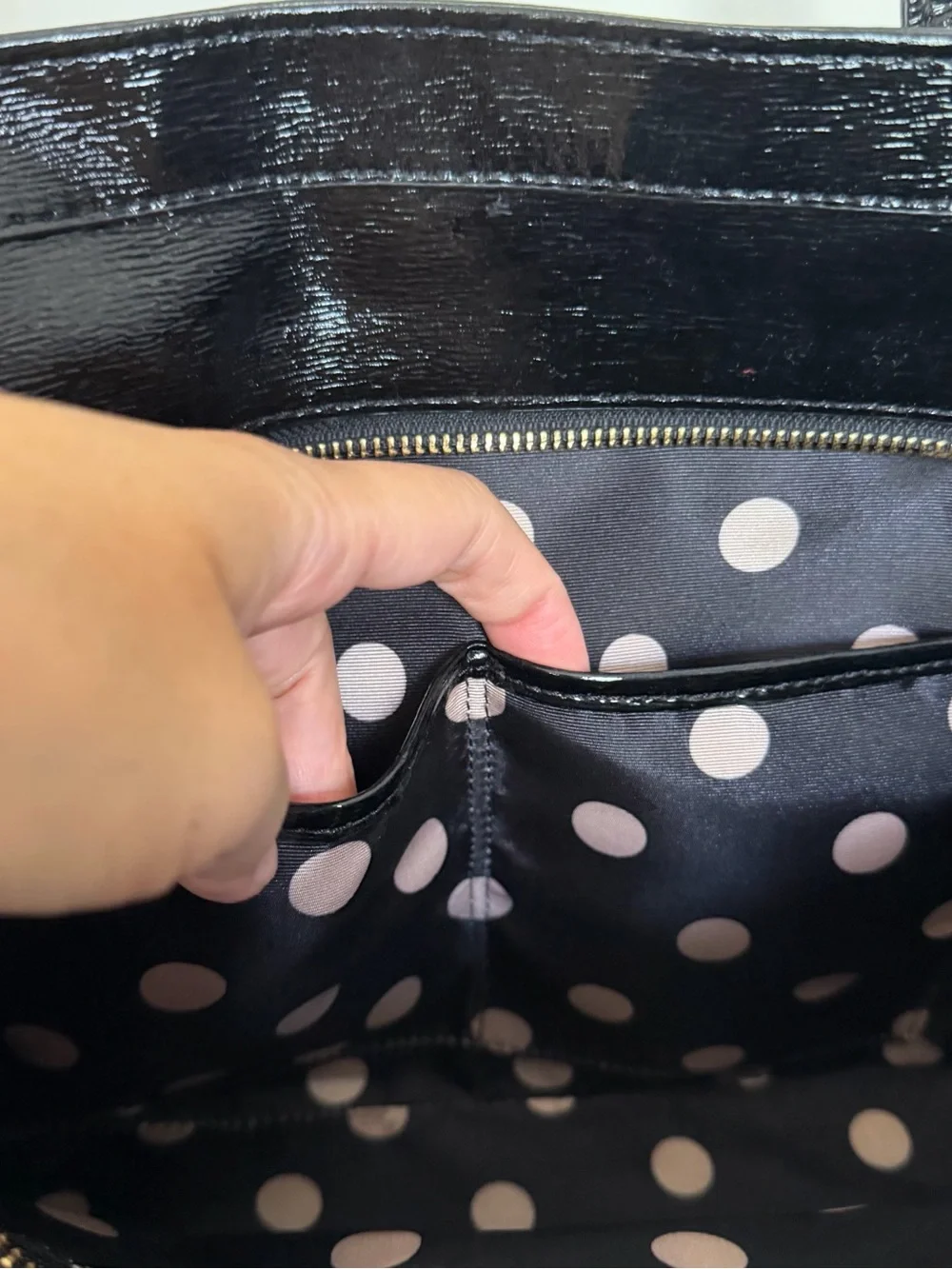 KATE SPADE Black Shoulder Tote Bag
